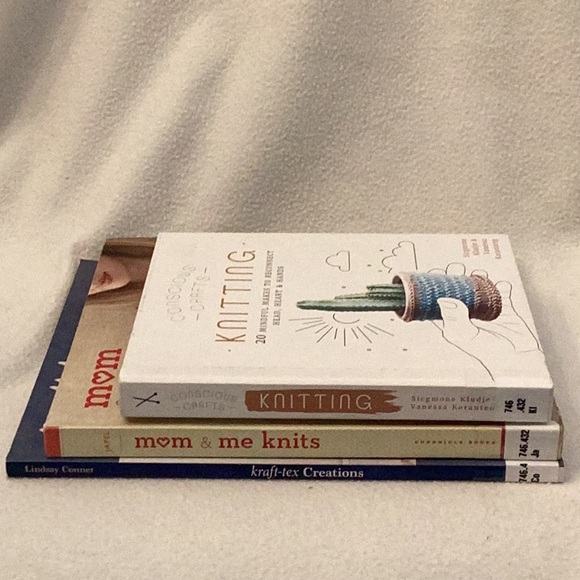 Craft Books Knitting kraft-tex ~ nice set of 3 x-library books - Picture 2 of 16